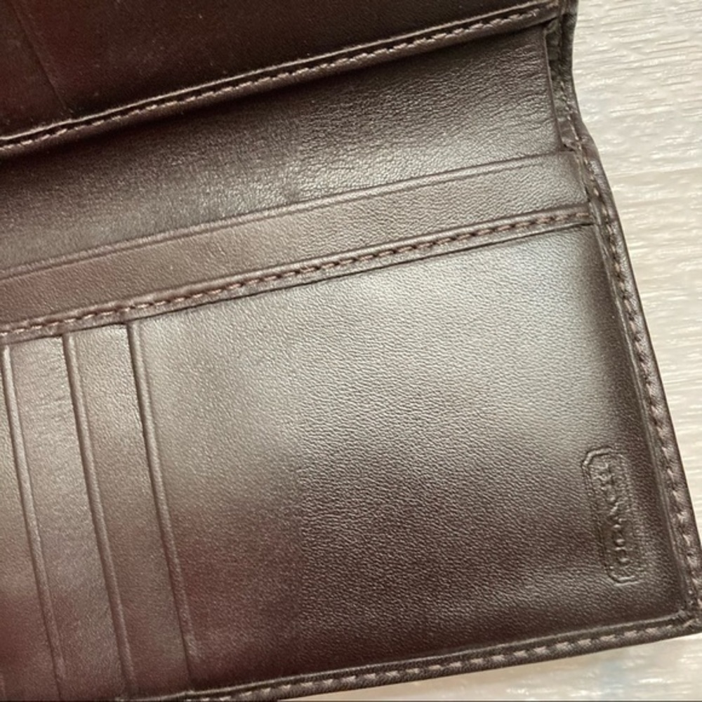 Coach signature c vintage red y2k compact wallet - Picture 7 of 13